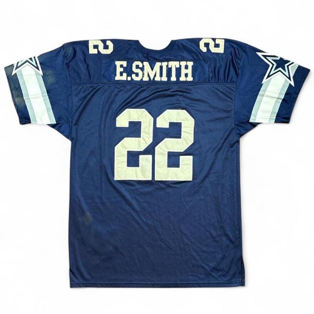 Mitchell & Ness Throwbacks 1990 Emmitt Smith 22 Dallas Cowboys Jersey Size 54